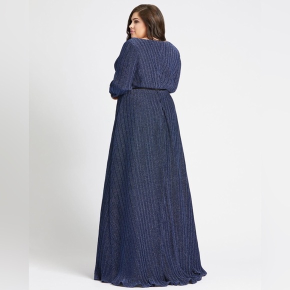 MAC DUGGAL 48892 NWT Shimmering V-Neck Evening Gown - Picture 2 of 6